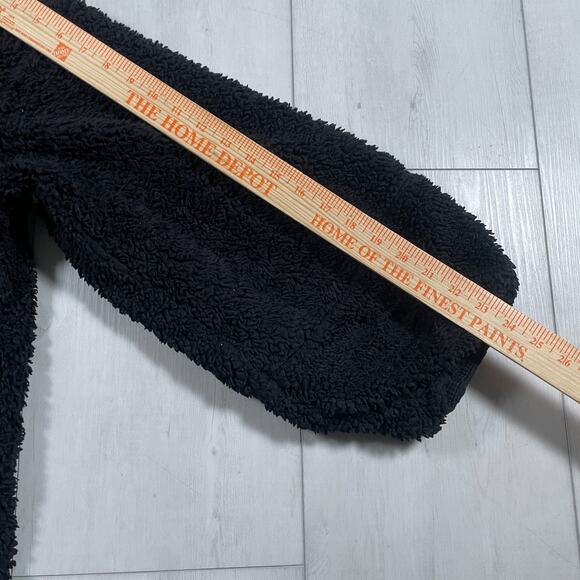 Lululemon Women's M/L Warmth Restore Long Pullover Black Sherpa Fuzzy Winter - Picture 13 of 15